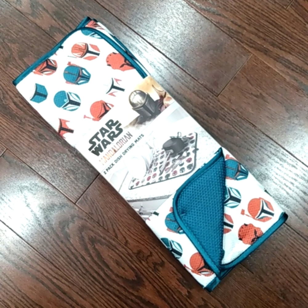 Star Wars The Mandalorian  Dish Drying Mats 2 pack